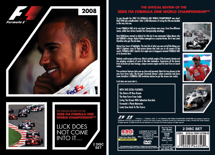 (image for) 2008 Formula 1 Review DVD - Click Image to Close