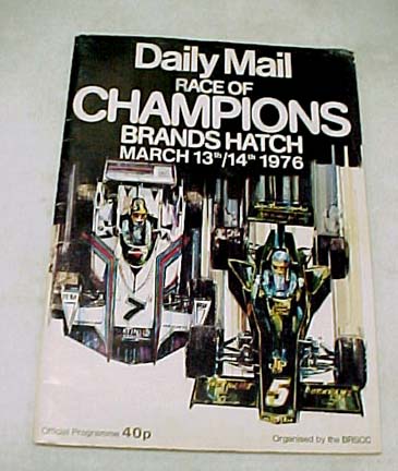 (image for) Daily Mail Race of Champions Official Program, March 13-14, 1976 - Click Image to Close