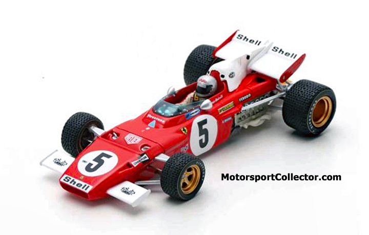(image for) Ferrari 312 B2 #5 - Mario Andretti - 4th, 1971 German Grand Prix - Click Image to Close