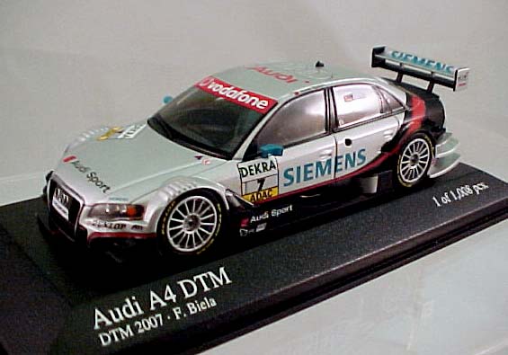 (image for) Audi A4 team abt 'Siemens', Frank Biela (DTM 2007) - Click Image to Close
