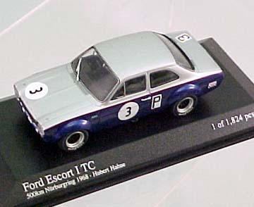 (image for) Ford Escort 1 TC, Hahne #3 (500km Nurburgring 1968) - Click Image to Close