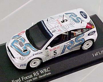 (image for) Ford Focus RS, Duval/Fortin (Monte Carlo Rally 2003) - Click Image to Close