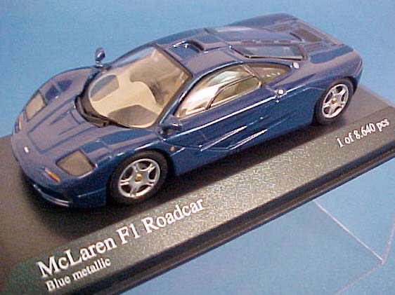 (image for) McLaren F1 Road Car, Metallic Blue (1993) - Click Image to Close