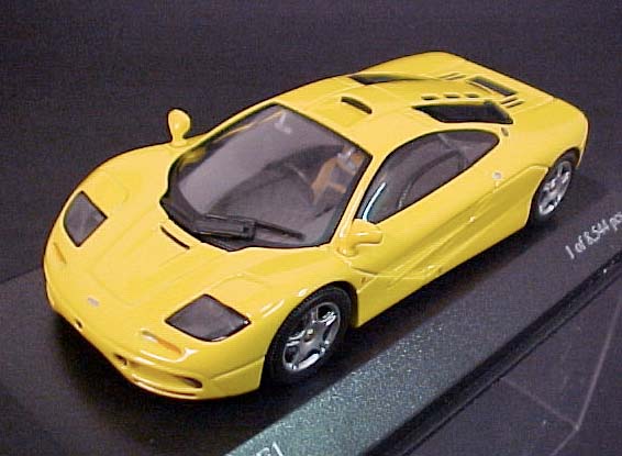 (image for) McLaren F1 Road Car, Yellow w/Tan Seat (1993) - Click Image to Close