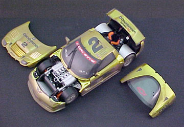 (image for) Corvette C5R Gold Postrace Version #2 (Daytona 24hr Winner 2001) - Click Image to Close
