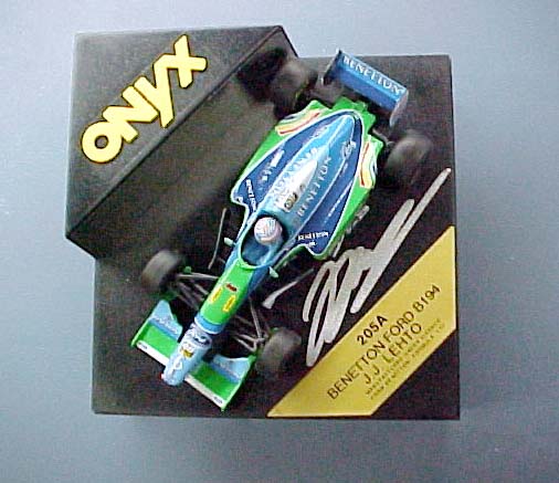 (image for) Benetton Ford B194 - Autographed by JJ Lehto - Click Image to Close