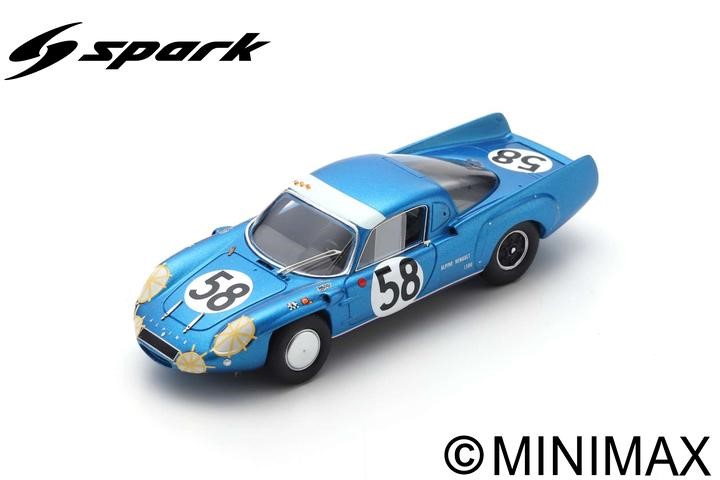 (image for) Alpine A210 #58 - Vidal/Cella - 24h Le Mans 1967 - Click Image to Close