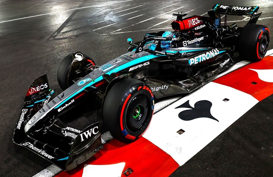 (image for) Mercedes-AMG Petronas F1 Team #63 W15 E Performance - George Russell - Winner, 2024 Las Vegas GP