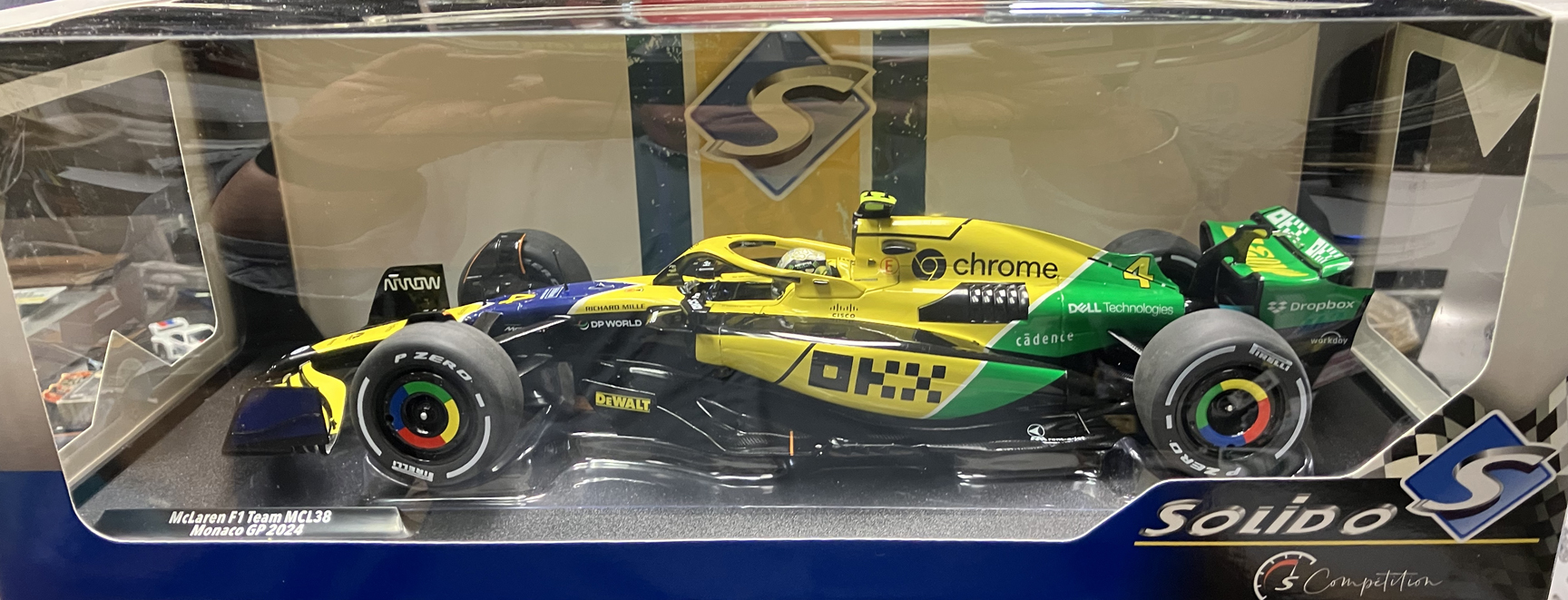 (image for) McLaren F1 Team MCL38 - L.Norris - 2024 Monaco GP (Yellow)