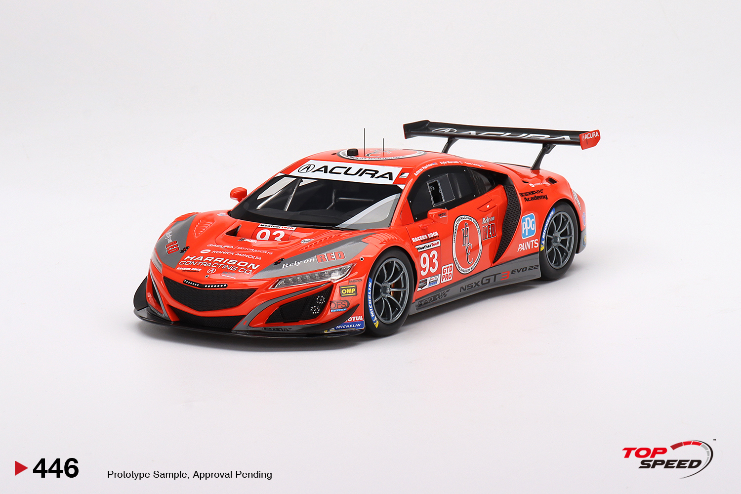 (image for) Acura NSX GT3 EVO22 #93 WTR Racers Edge - 2022 IMSA Sebring 12h