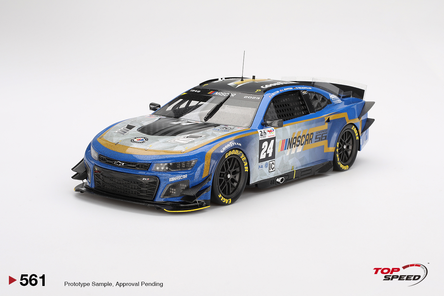 (image for) 1/18 - Garage 56 Chevrolet Camaro ZL-1 #24 Hendrick Motorsports - 2023 24H Le Mans - Post Race