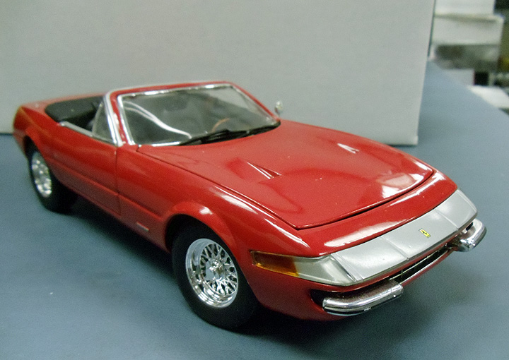 (image for) Ferrari 365 GTS4 (Red) - 1/18 scale Mattel - Click Image to Close