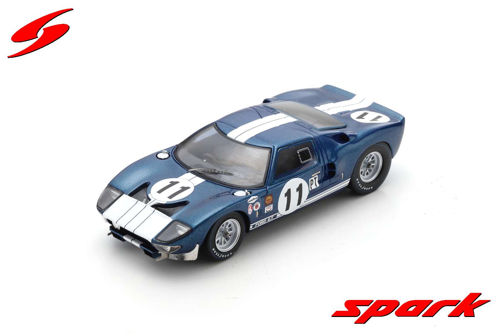 (image for) Ford GT40 #11 - K.Miles / B.McLaren - 2nd, 12H Sebring 1965