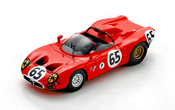 (image for) Alfa Romeo 33 #65 - A.de Adamich / T.Zeccoli - 12H Sebring 1967 - LE300