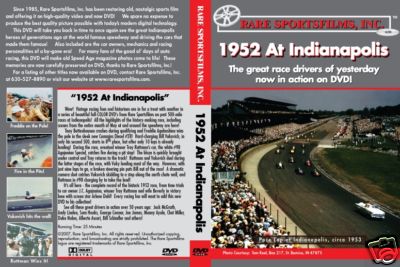 (image for) 1952 At Indianapolis (DVD) - Click Image to Close