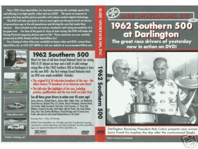 (image for) 1962 Southern 500 (DVD) - Click Image to Close
