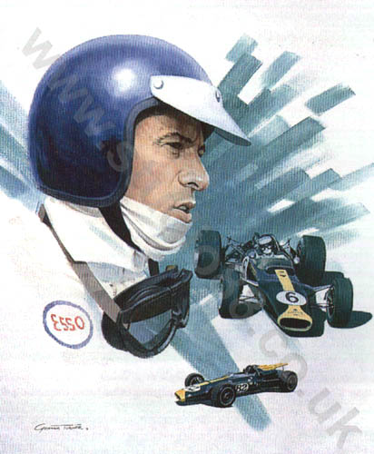 (image for) Jim Clark 1936 - 1968 (Artist Signed) - Click Image to Close