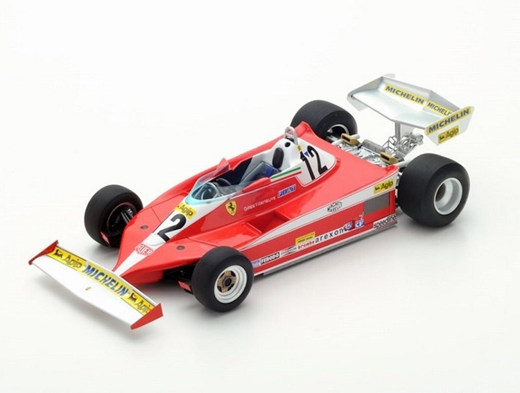 Ferrari Nº27 Gilles Villeneuve Última Carrera Bélgica - 1:18 MC Group